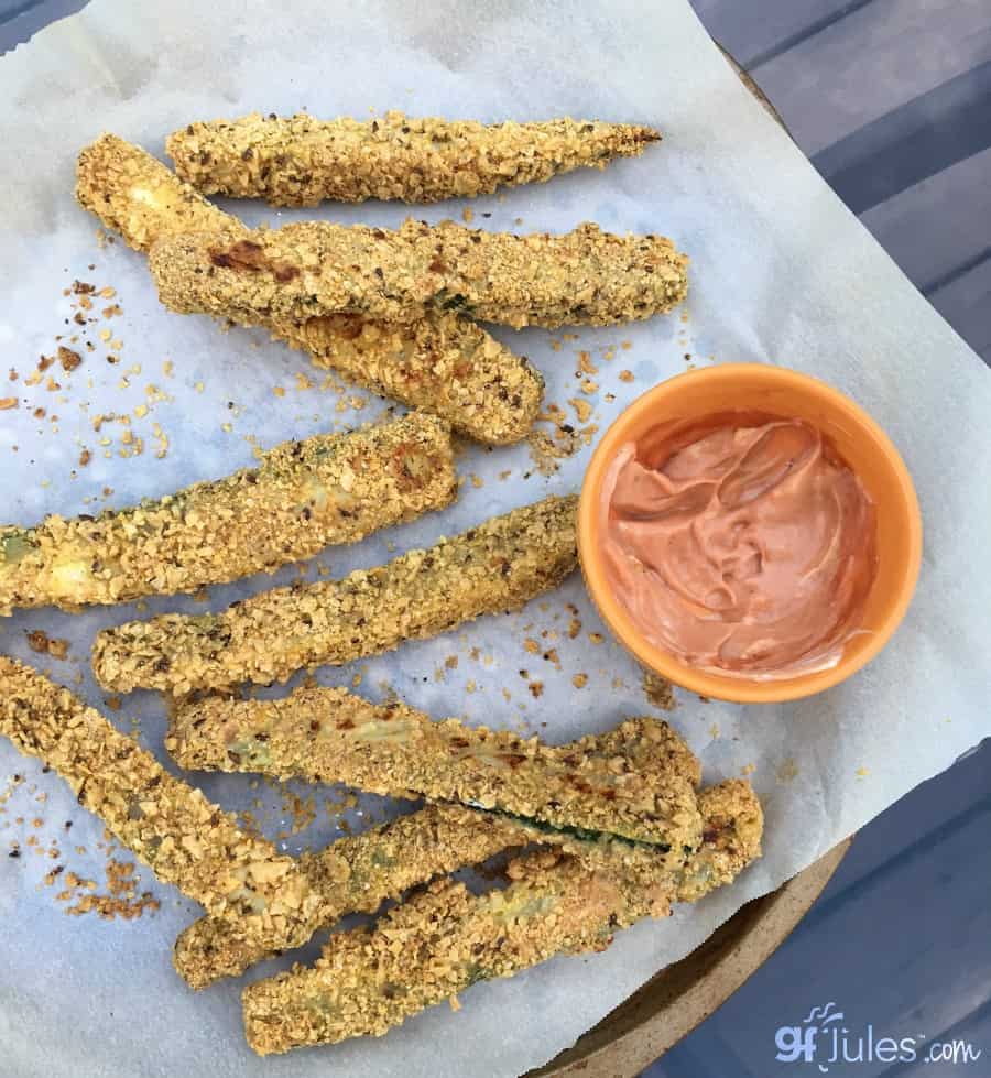 Gluten Free Baked Zucchini Fries