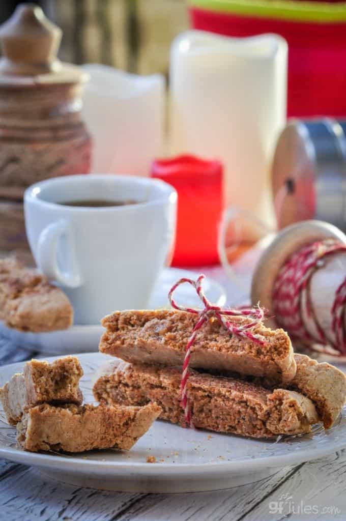 Gluten Free Gingerbread Biscotti