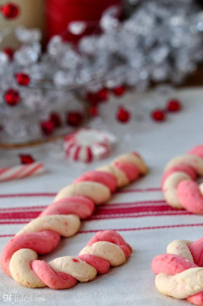 Gluten Free Candy Cane Cookies