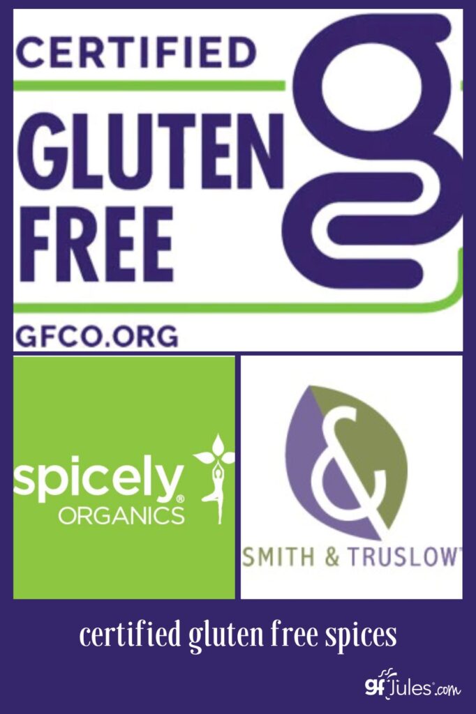 Certified Gluten Free Spices | gfJules