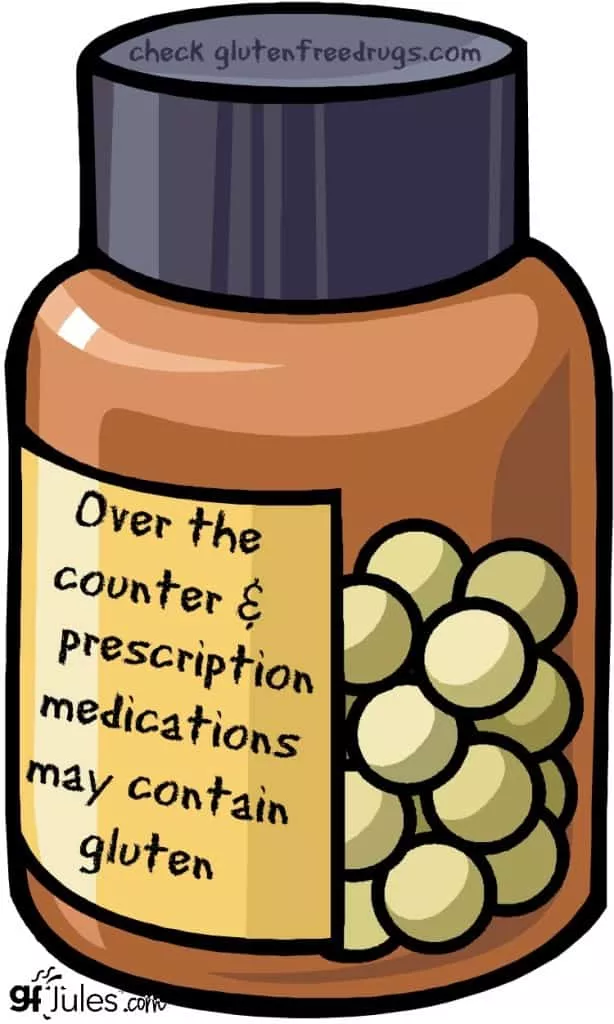 medicine may contain gluten gfJules.com