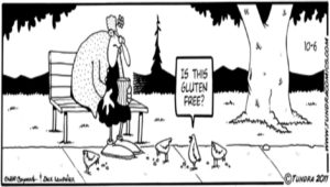 Gluten Free Bird Cartoon