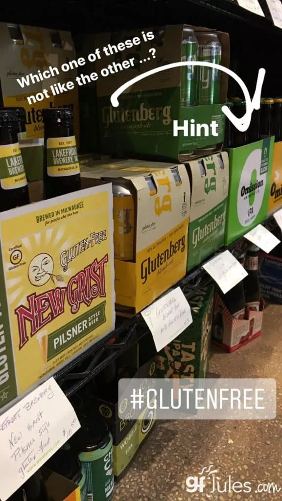 which of these "gluten-free" beers is NOT like the other?