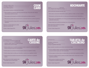 gluten free cook-cards