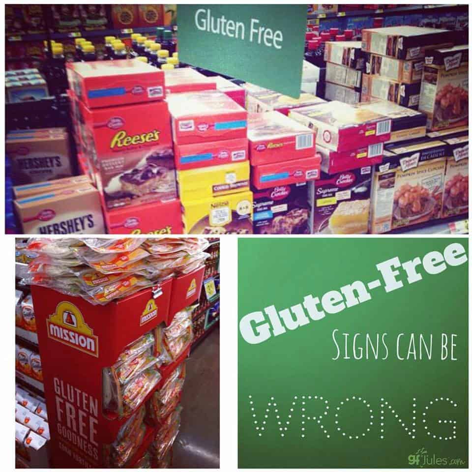 gluten free signs can be wrong