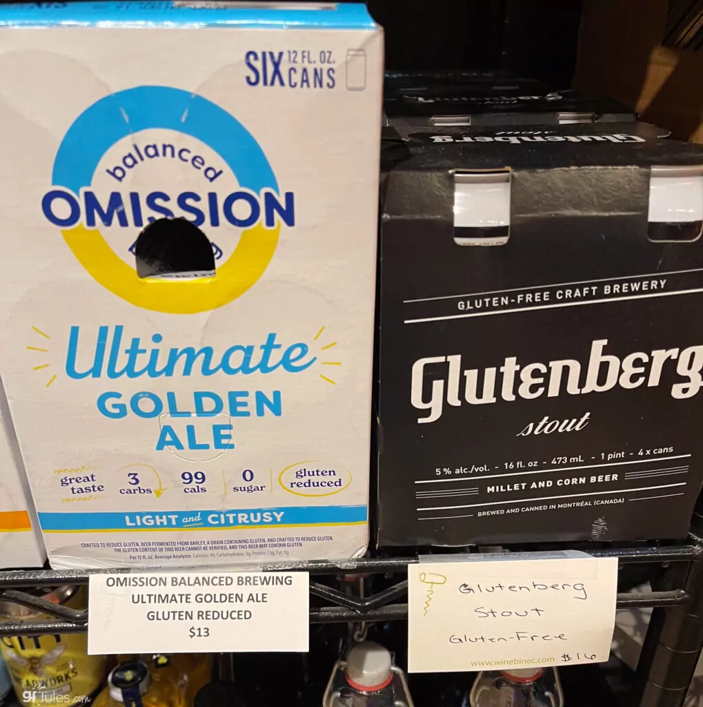 gluten reduced beer labeling differences