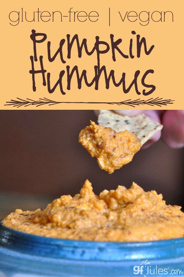 vegan gluten free pumpkin hummus