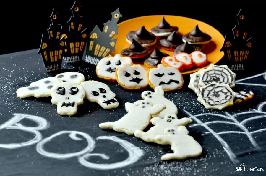 gfJules halloween cut out cookies