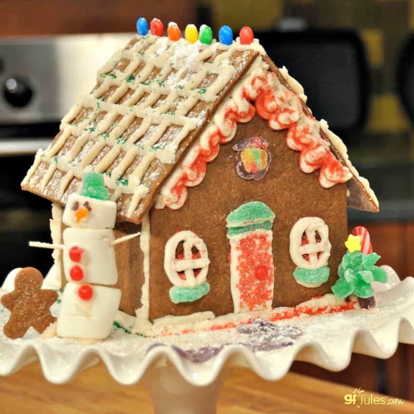 gluten free gingerbread house - Gluten free recipes - gfJules - with ...