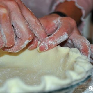 gluten free pie crust dough with gfJules Flour