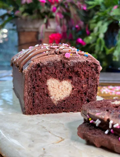 gluten free Chocolate valentines surprise cake -19-2