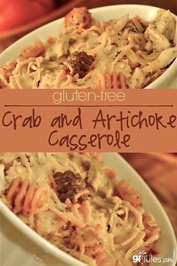 Gluten Free Crab and Artichoke Casserole by gfJules