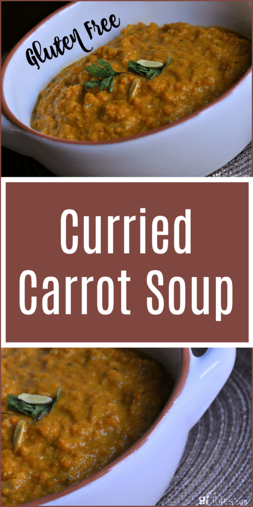 This quick and easy curried carrot soup will fill your kitchen with amazing aromas of curry, cider and ginger.