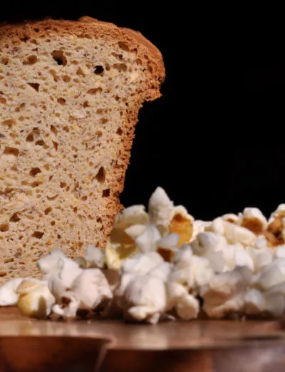 gluten free popcorn bread sq