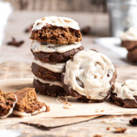 gluten free pumpkin cookies with glaze