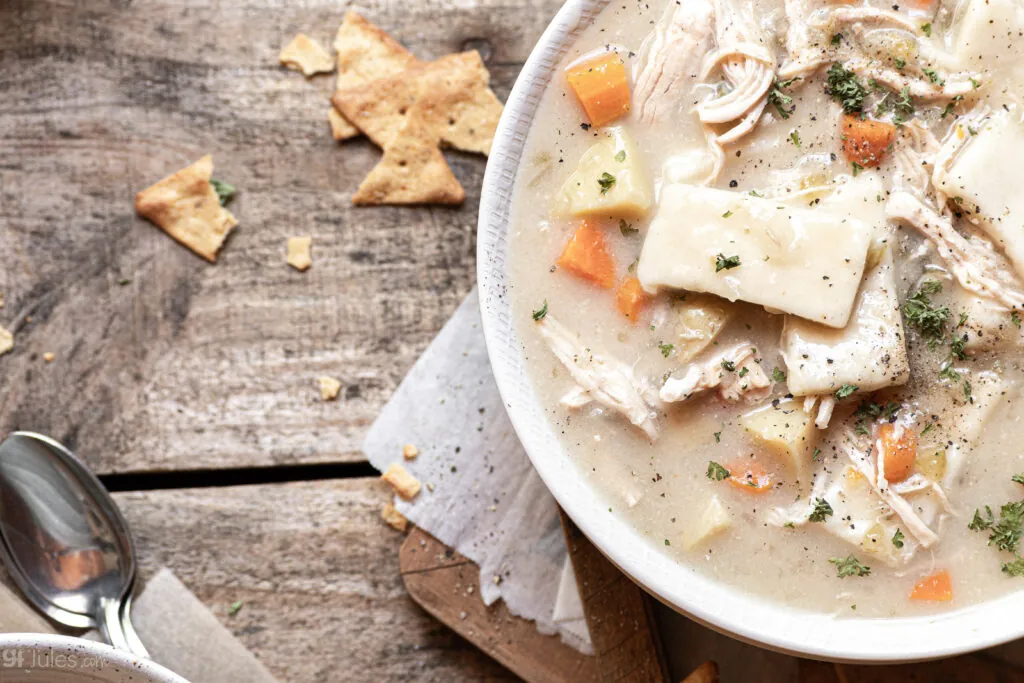 gluten free chicken and dumplings CU OH