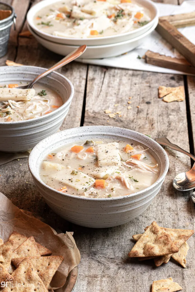 gluten free chicken and dumplings V