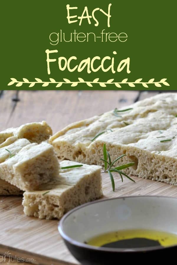 Easy gluten free focaccia - gfJules