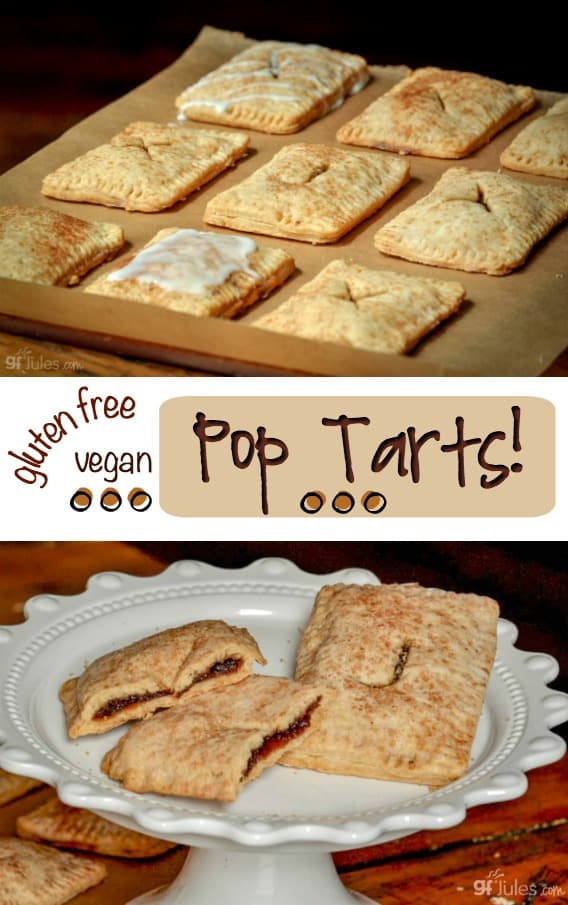 Easy gluten free & vegan pop tarts make breakfast fun again! gfJules