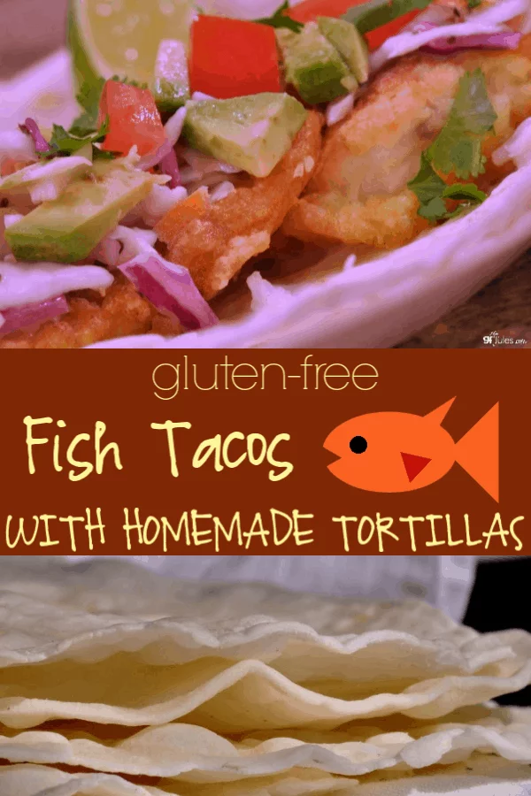 If you're looking for the taste of a traditional lightly fried fish taco (but gluten free), this recipe is for you! Try it with my homemade tortilla recipe!