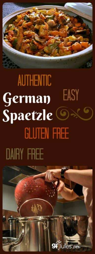 Gluten Free Spaetzle montage