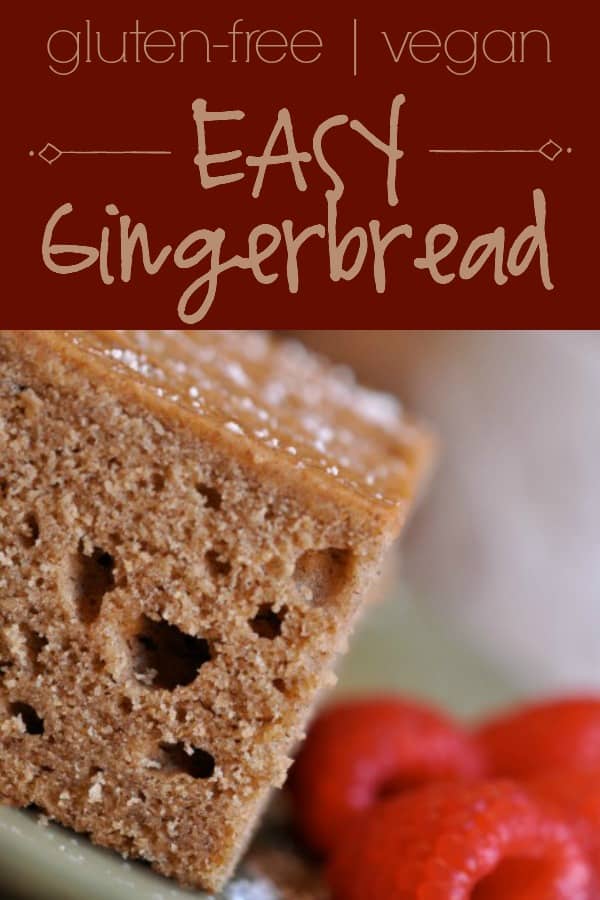 Easy Gingerbread recipe that's even gluten free & vegan. What more could you ask? | gfJules