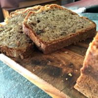 Gluten Free Banana Bread slices gfJules.com