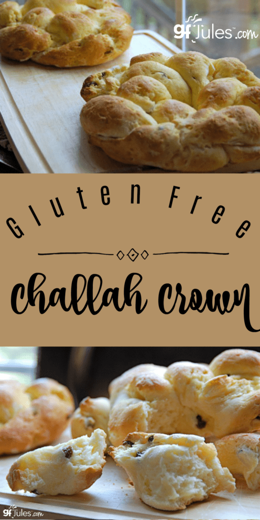 Is there any bread more beautiful than challah? This gorgeous gluten free Challah Crown is definitely a show-stopper, and it's not difficult to make!