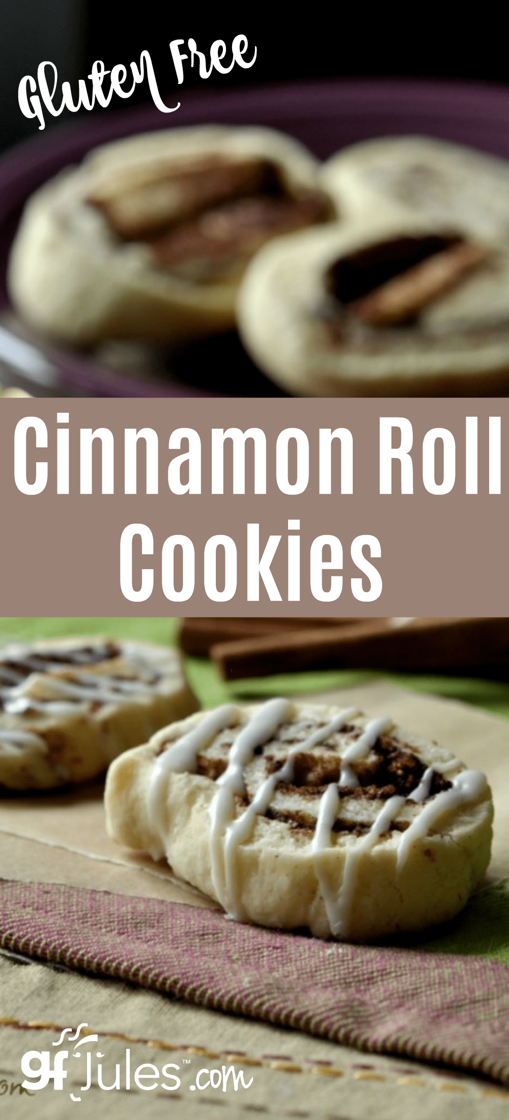 Gluten Free Cinnamon Roll CookieThese little gems melt in your mouth just like miniature cinnamon rolls, but take a lot less time to prepare and are easier to carry in lunch boxes!