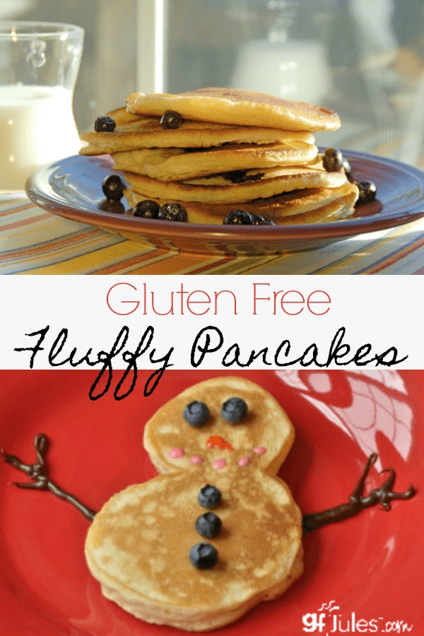 This gluten free pancake recipe makes heavenly thick, yet light and fluffy flapjacks like you remember.