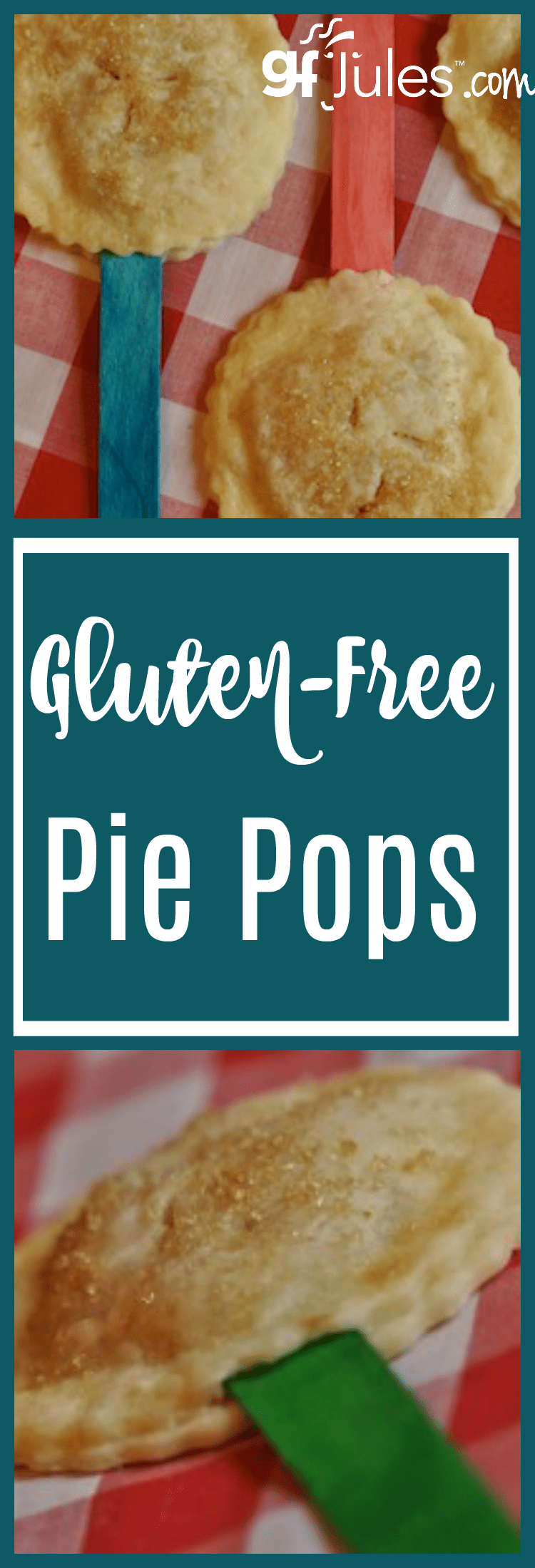 Gluten free pie pops are the perfect treat and let you avoid the pie plate, dishes, and other hassle. Entertaining just got easier! 