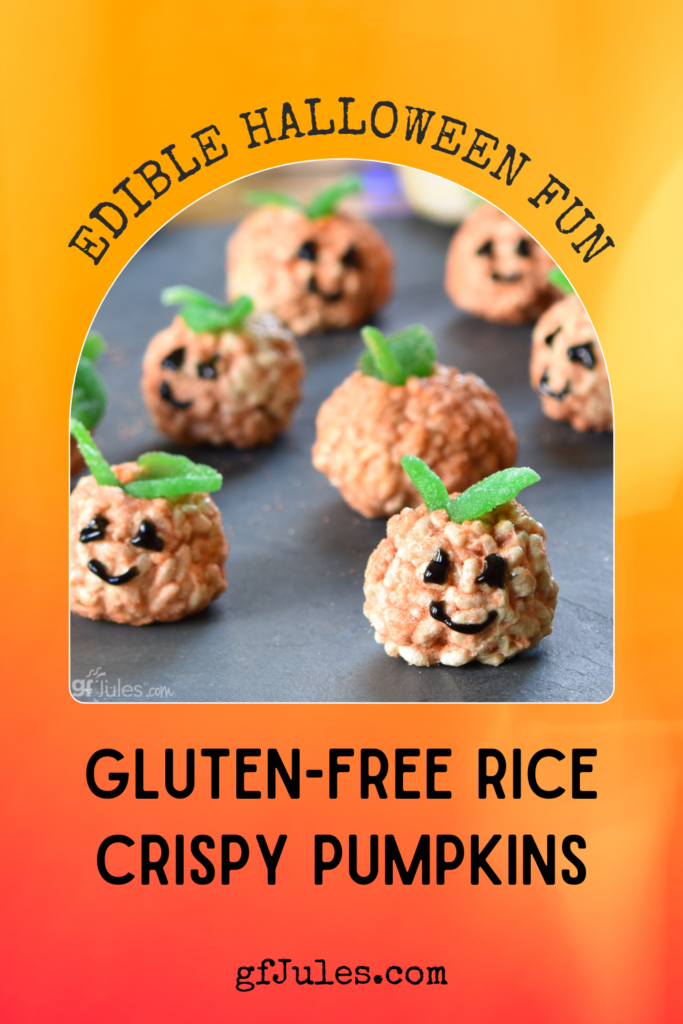Gluten Free Rice Crispy Pumpkins Pin