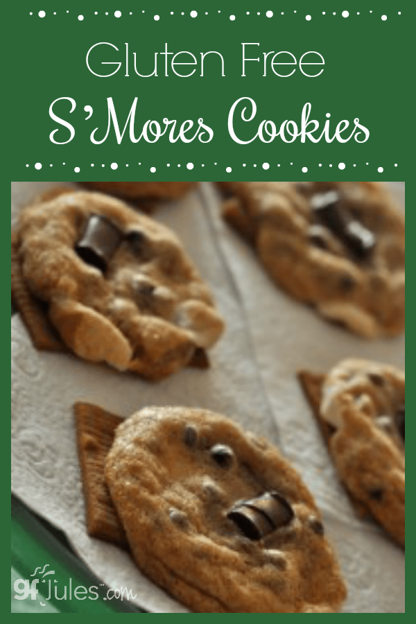 Favorite flavors of graham crackers, marshmallows & chocolate with a surprise cookie …there’s really nothing better! Gluten-Free S'Mores Cookies!