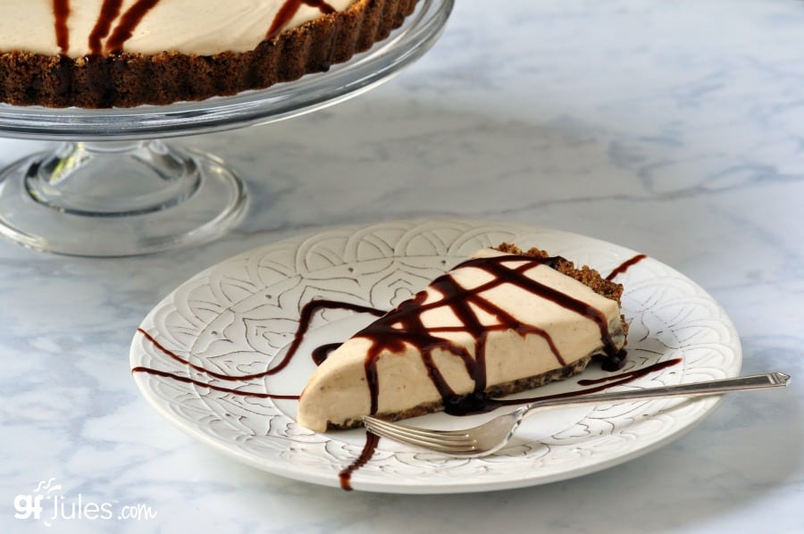 Gluten Free Peanut Butter Cookie Pie Slice