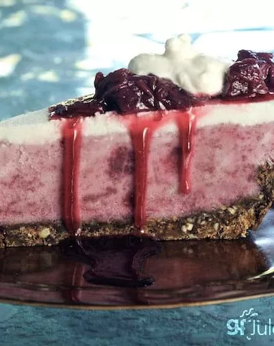 Gluten Free Vegan Strawberry-Rhubarb-Ice-Cream-Pie-slice