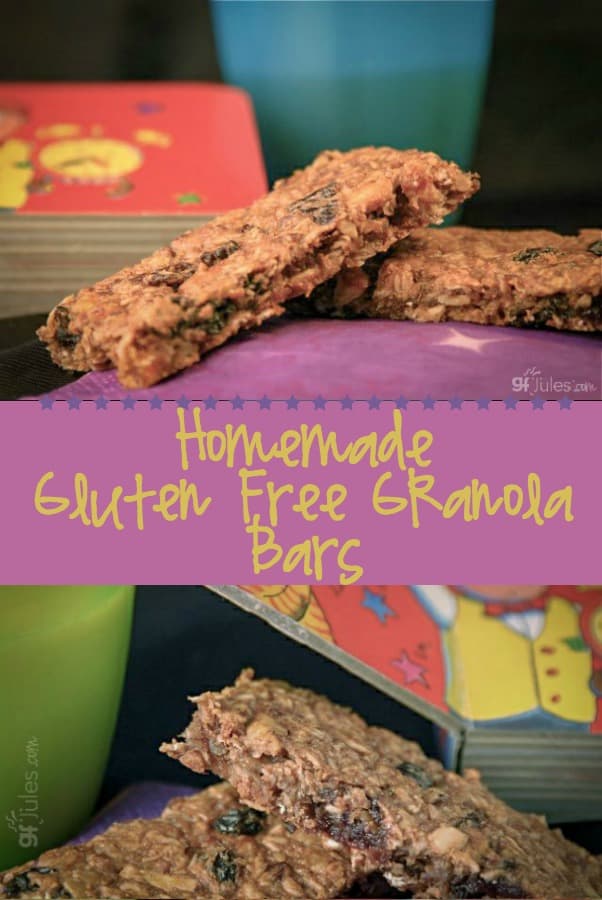 Homemade Gluten Free Granola Bars recipes - made your way with your favorite flavors! Ready in under 1 hour! gfJules