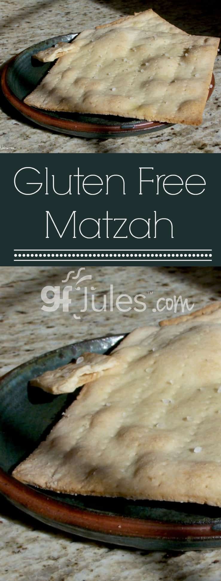 Preparing for Passover? Try this Gluten Free Matzo recipe. These great saltine-like crackers are wonderful for Jewish holidays or any time of year! gfjules.com