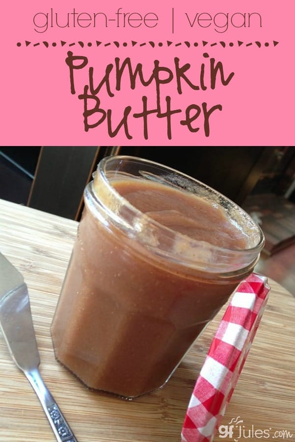 gluten free dairy free vegan homemade pumpkin butter