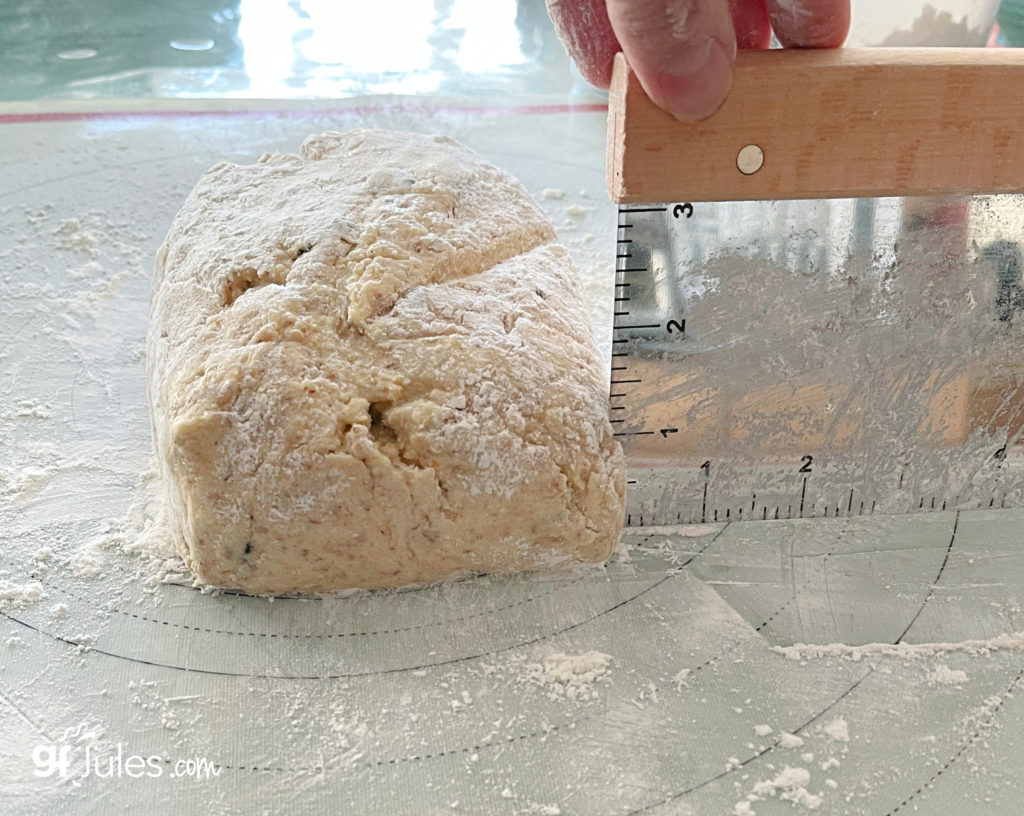 gluten free almond biscotti dough