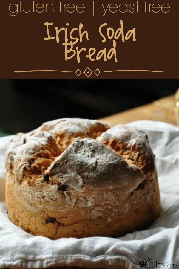 Gluten Free, Dairy Free, Yeast Free Irish Soda Bread - gfJules