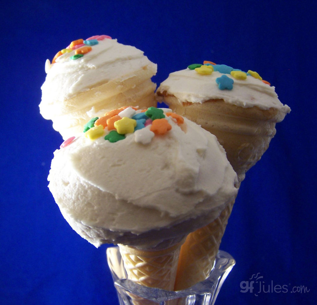March 2008 gluten free cupcake cones (1)