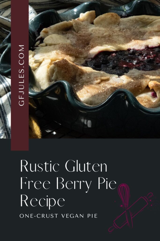 Rustic Gluten Free Berry Pie | gfJules