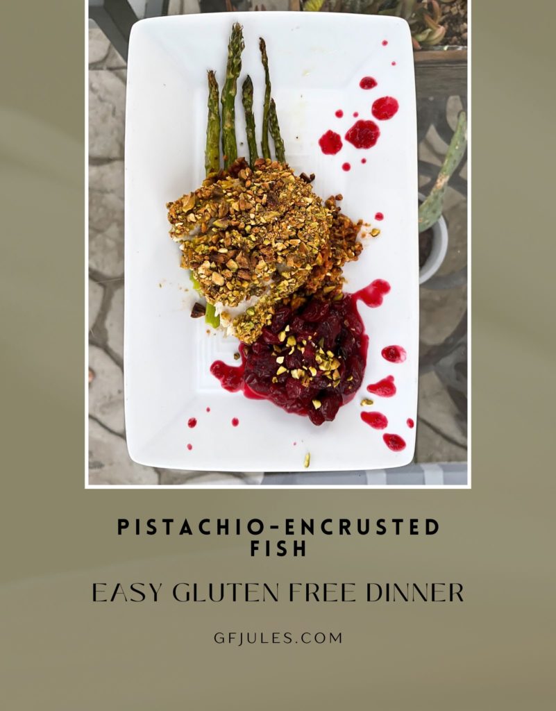 Pistachio-encrusted Fish