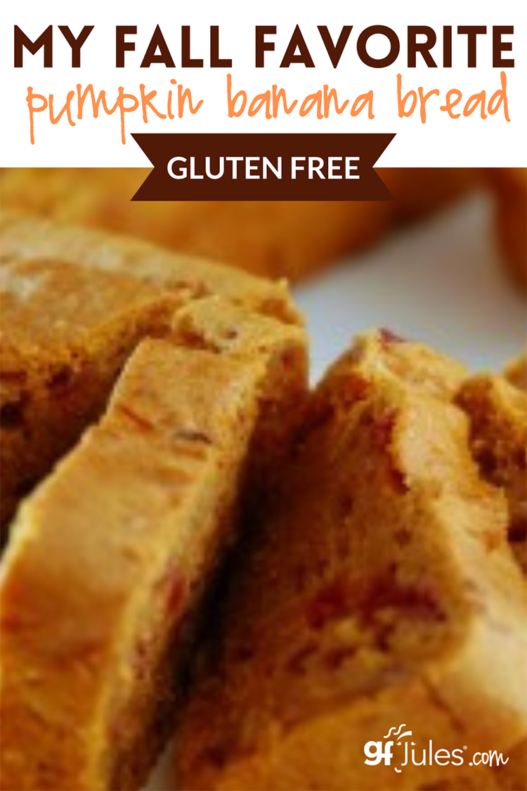 Gluten Free Pumpkin Banana Bread or Muffins