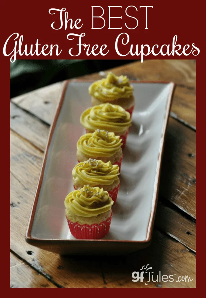 When you need a gluten free cupcakes recipe, you need the BEST recipe, right? These light, moist and flavorful cupcakes make any day special!