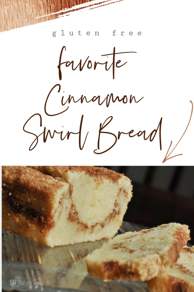 Favorite Gluten Free Cinnamon Swirl Bread | gfJules