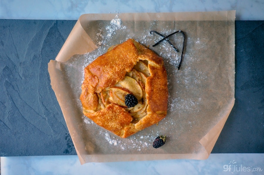 apple galette with berries |gfJules