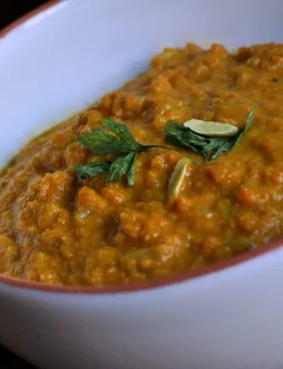 curried carrot soup bowl - gfJules