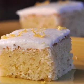 gluten free Lemon Cake piece