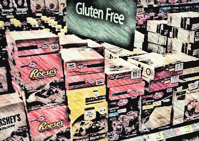 not gluten free in gluten free section of wal-mart